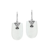 AE-1215-MOP Sterling Silver Earring With Mother Of Pearl Jewelry Bali Designs Inc